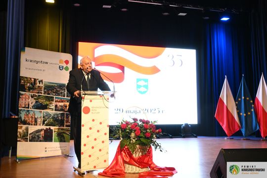 Uroczyste obchody 35-lecia samorządu terytorialnego w Krasnymstawie [GALERIA ZDJĘĆ]