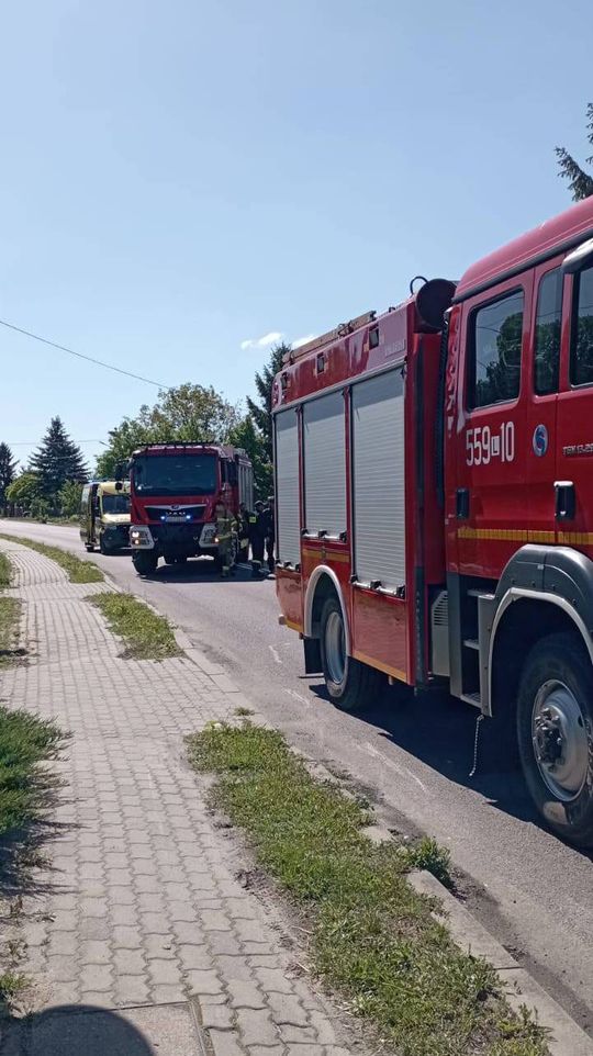 Zderzenie osobówki z ciężarówką w Starym Brusie. Jedna osoba trafiła do szpitala [GALERIA ZDJĘĆ]