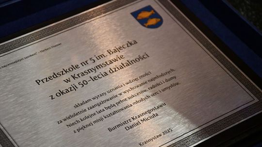 Złoty Jubileusz Przedszkola nr 5 im. „Bajeczka” w Krasnymstawie [GALERIA ZDJĘĆ]