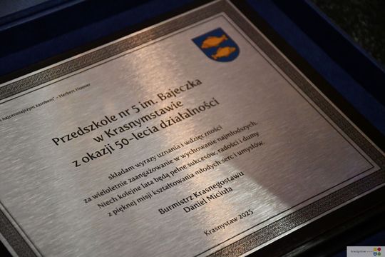 Złoty Jubileusz Przedszkola nr 5 im. „Bajeczka” w Krasnymstawie [GALERIA ZDJĘĆ]