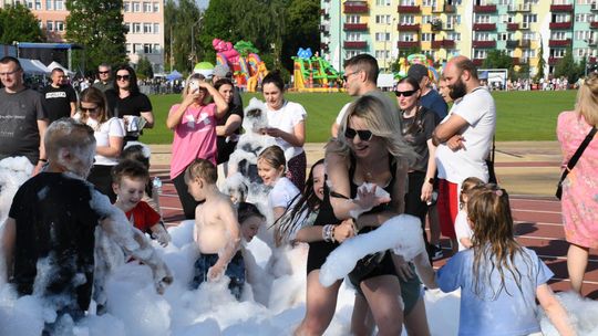 Krasnystaw. Dzień Dziecka z Cersanit - dużo atrakcji i szaleństwo podczas piana party [GALERIA ZDJĘĆ]
