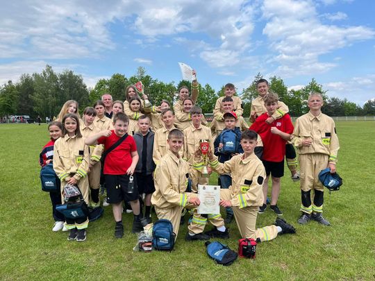 Pow. włodawski. Powiatowe zawody sportowo-pożarnicze młodzieżowych drużyn pożarniczych w Dubecznie [GALERIA ZDJĘĆ]