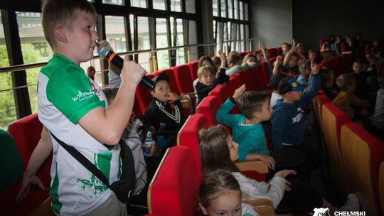 Mariusz Marcyniak (ChKS Chełm) i Michał Kobiałka (Chełmianka Chełm) spotkali się z fanami w bibliotece [GALERIA ZDJĘĆ]