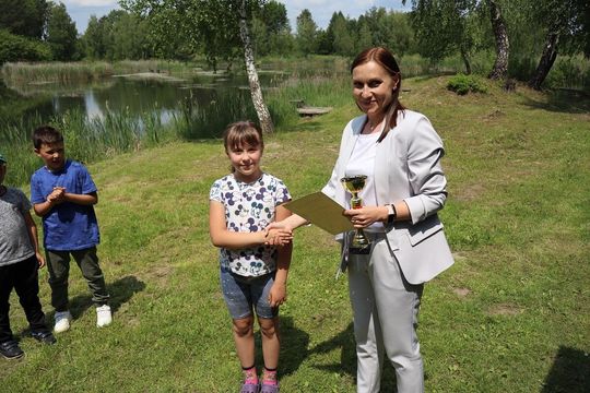 Zawody wędkarskie dla dzieci w gminie Białopole [GALERIA ZDJĘĆ]