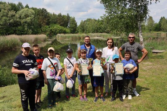 Zawody wędkarskie dla dzieci w gminie Białopole [GALERIA ZDJĘĆ]