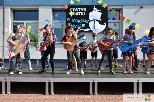 Festyn w morskim klimacie w Szkole Podstawowej nr 5 w Krasnymstawie [GALERIA ZDJĘĆ]