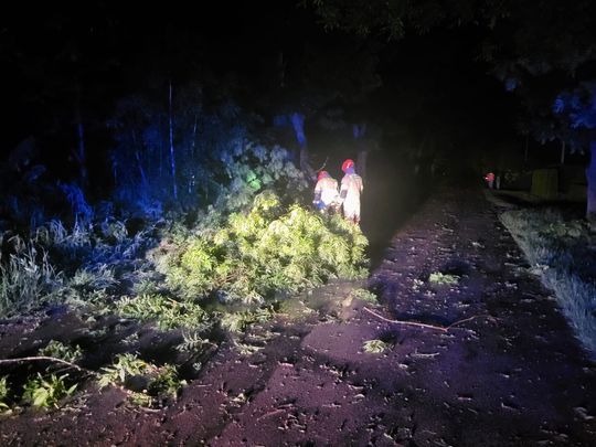 Nawałnica w powiecie krasnostawskim. Spadł grad wielkości piłeczek pingpongowych [GALERIA ZDJĘĆ]