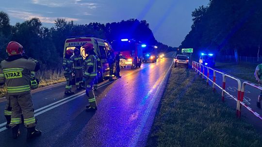 Na trasie Okuninka–Włodawa auto wypadło z drogi [ZDJĘCIA]