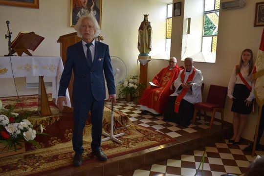 Gm. Gorzków. Odsłonięcie tablicy pamięci Sybiraków w Bobrowem [GALERIA ZDJĘĆ]