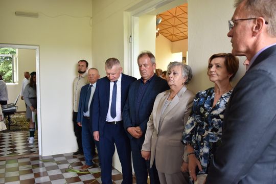 Gm. Gorzków. Odsłonięcie tablicy pamięci Sybiraków w Bobrowem [GALERIA ZDJĘĆ]