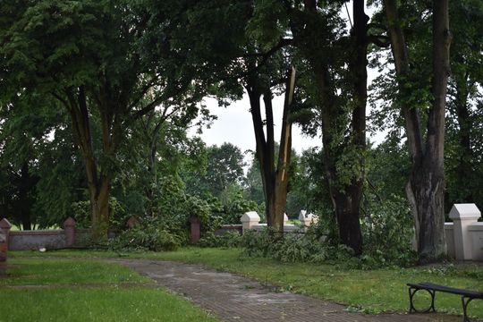 Pow. włodawski. Armagedon w Różańce. Wichura zrywała dachy, powalała drzewa [ZDJĘCIA]