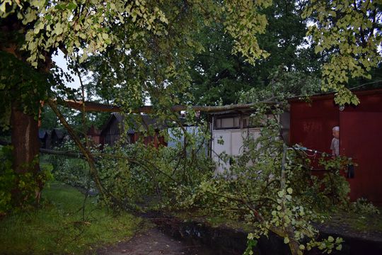 Pow. włodawski. Armagedon w Różańce. Wichura zrywała dachy, powalała drzewa [ZDJĘCIA]