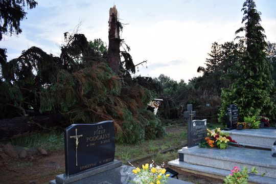 Pow. włodawski. Armagedon w Różańce. Wichura zrywała dachy, powalała drzewa [ZDJĘCIA]