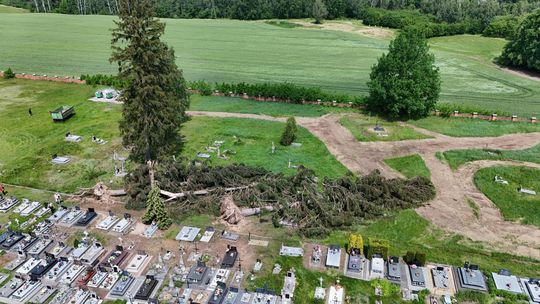 Pow. włodawski. Armagedon w Różańce. Wichura zrywała dachy, powalała drzewa [ZDJĘCIA]