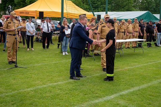 Gm. Chełm. Powiatowe Zawody Młodzieżowych Drużyn Pożarniczych [GALERIA ZDJĘĆ]