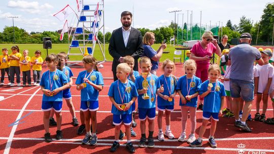 Chełm. Olimpiada Przedszkolaków na stadionie lekkoatletycznym przy II LO [GALERIA ZDJĘĆ]