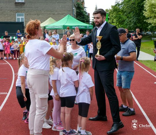 Chełm. Olimpiada Przedszkolaków na stadionie lekkoatletycznym przy II LO [GALERIA ZDJĘĆ]