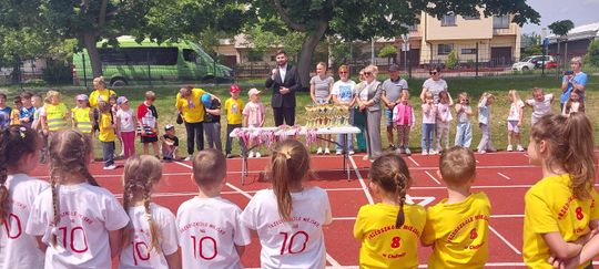 Chełm. Olimpiada Przedszkolaków na stadionie lekkoatletycznym przy II LO [GALERIA ZDJĘĆ]