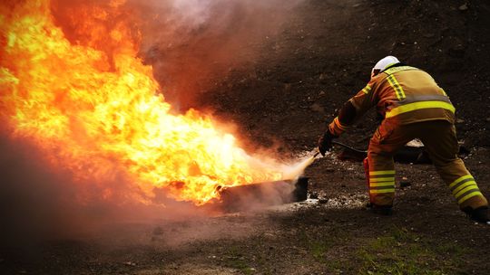 Pow. krasnostawski. Pożary, ewakuacje, ratunek z wysokości - ochotnicy w ogniu ćwiczeń. Pokazali, na co ich stać! [ZDJĘCIA]