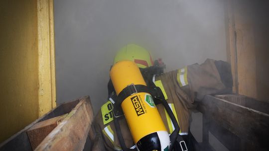 Pow. krasnostawski. Pożary, ewakuacje, ratunek z wysokości - ochotnicy w ogniu ćwiczeń. Pokazali, na co ich stać! [ZDJĘCIA]