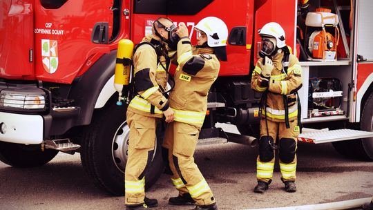 Pow. krasnostawski. Pożary, ewakuacje, ratunek z wysokości - ochotnicy w ogniu ćwiczeń. Pokazali, na co ich stać! [ZDJĘCIA]