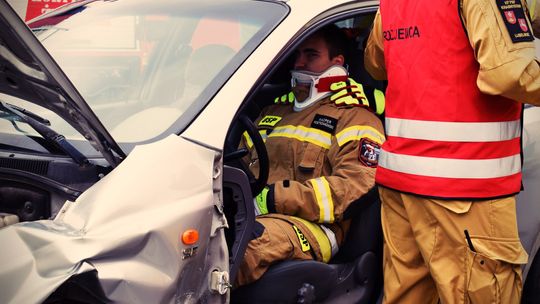 Pow. krasnostawski. Pożary, ewakuacje, ratunek z wysokości - ochotnicy w ogniu ćwiczeń. Pokazali, na co ich stać! [ZDJĘCIA]