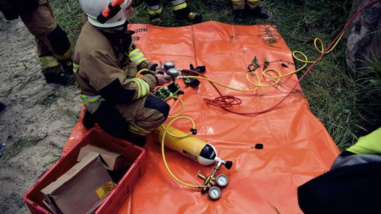 Pow. krasnostawski. Pożary, ewakuacje, ratunek z wysokości - ochotnicy w ogniu ćwiczeń. Pokazali, na co ich stać! [ZDJĘCIA]