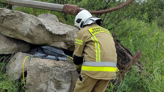 Pow. krasnostawski. Pożary, ewakuacje, ratunek z wysokości - ochotnicy w ogniu ćwiczeń. Pokazali, na co ich stać! [ZDJĘCIA]