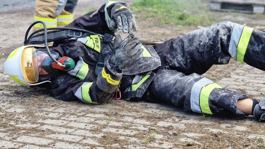 Pow. krasnostawski. Pożary, ewakuacje, ratunek z wysokości - ochotnicy w ogniu ćwiczeń. Pokazali, na co ich stać! [ZDJĘCIA]