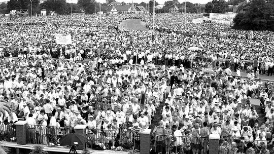 Tak w Zamościu witaliśmy Ojca Świętego Jana Pawła II. Zobacz unikatowe zdjęcia
