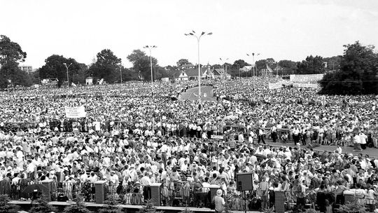 Tak w Zamościu witaliśmy Ojca Świętego Jana Pawła II. Zobacz unikatowe zdjęcia