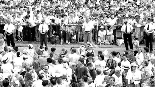 Tak w Zamościu witaliśmy Ojca Świętego Jana Pawła II. Zobacz unikatowe zdjęcia