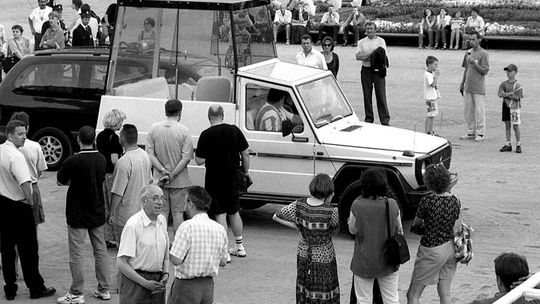 Tak w Zamościu witaliśmy Ojca Świętego Jana Pawła II. Zobacz unikatowe zdjęcia