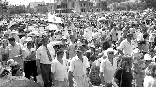 Tak w Zamościu witaliśmy Ojca Świętego Jana Pawła II. Zobacz unikatowe zdjęcia