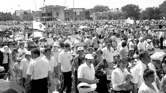 Tak w Zamościu witaliśmy Ojca Świętego Jana Pawła II. Zobacz unikatowe zdjęcia