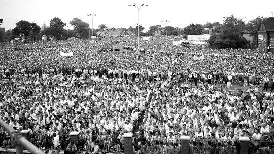 Tak w Zamościu witaliśmy Ojca Świętego Jana Pawła II. Zobacz unikatowe zdjęcia
