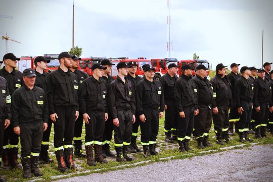 Pow. krasnostawski. Pożary, ewakuacje, ratunek z wysokości - ochotnicy w ogniu ćwiczeń. Pokazali, na co ich stać! [ZDJĘCIA]