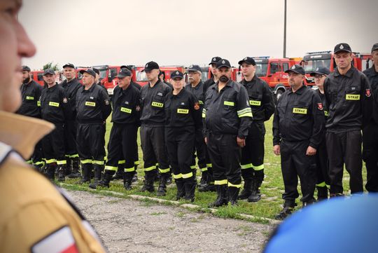 Pow. krasnostawski. Pożary, ewakuacje, ratunek z wysokości - ochotnicy w ogniu ćwiczeń. Pokazali, na co ich stać! [ZDJĘCIA]