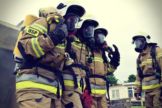 Pow. krasnostawski. Pożary, ewakuacje, ratunek z wysokości - ochotnicy w ogniu ćwiczeń. Pokazali, na co ich stać! [ZDJĘCIA]