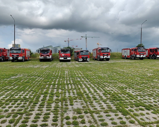 Pow. krasnostawski. Pożary, ewakuacje, ratunek z wysokości - ochotnicy w ogniu ćwiczeń. Pokazali, na co ich stać! [ZDJĘCIA]