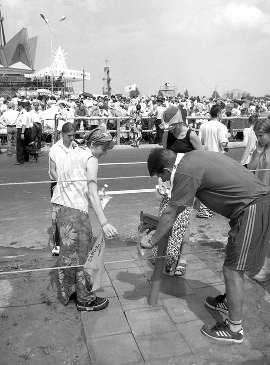 Tak w Zamościu witaliśmy Ojca Świętego Jana Pawła II. Zobacz unikatowe zdjęcia