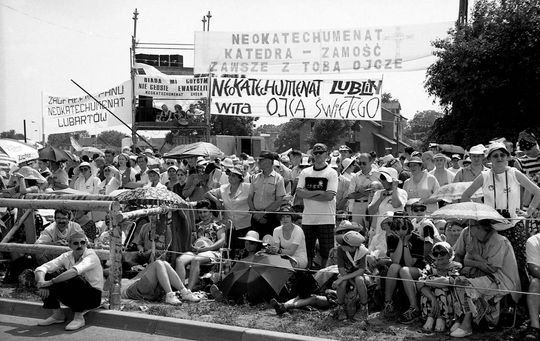 Tak w Zamościu witaliśmy Ojca Świętego Jana Pawła II. Zobacz unikatowe zdjęcia