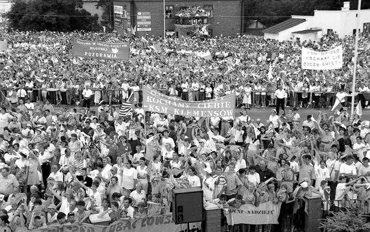 Tak w Zamościu witaliśmy Ojca Świętego Jana Pawła II. Zobacz unikatowe zdjęcia
