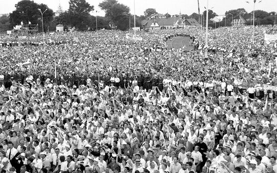 Tak w Zamościu witaliśmy Ojca Świętego Jana Pawła II. Zobacz unikatowe zdjęcia