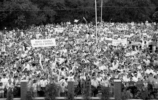 Tak w Zamościu witaliśmy Ojca Świętego Jana Pawła II. Zobacz unikatowe zdjęcia