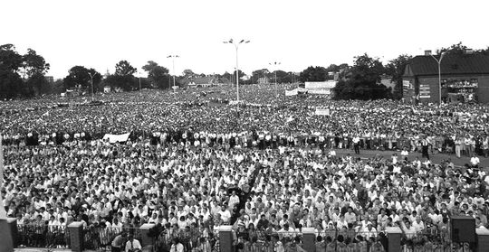 Tak w Zamościu witaliśmy Ojca Świętego Jana Pawła II. Zobacz unikatowe zdjęcia