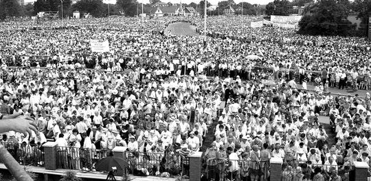 Tak w Zamościu witaliśmy Ojca Świętego Jana Pawła II. Zobacz unikatowe zdjęcia