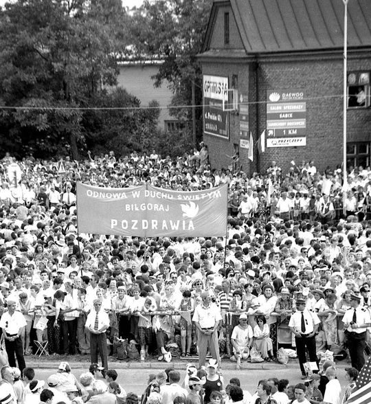 Tak w Zamościu witaliśmy Ojca Świętego Jana Pawła II. Zobacz unikatowe zdjęcia