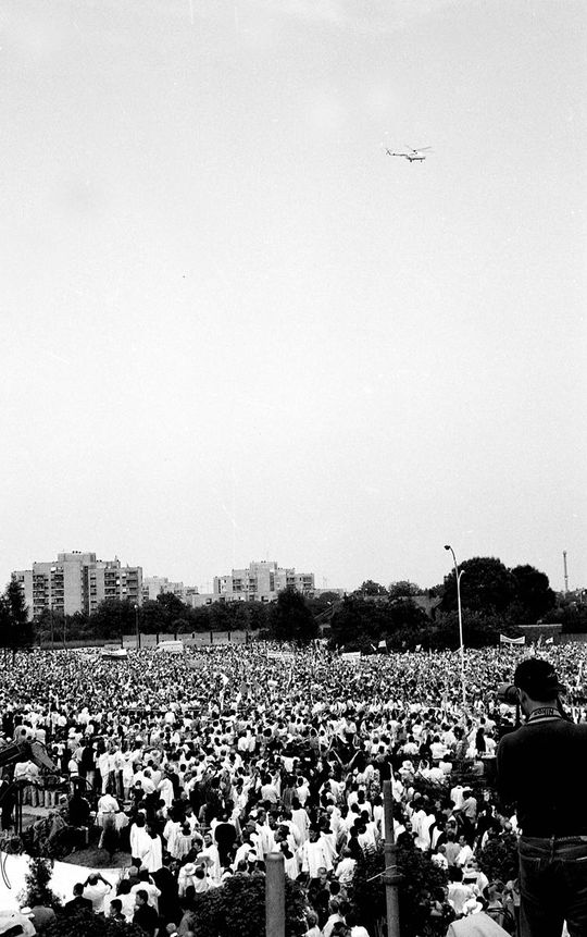 Tak w Zamościu witaliśmy Ojca Świętego Jana Pawła II. Zobacz unikatowe zdjęcia