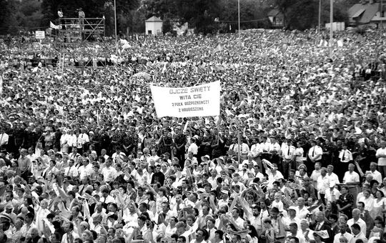 Tak w Zamościu witaliśmy Ojca Świętego Jana Pawła II. Zobacz unikatowe zdjęcia